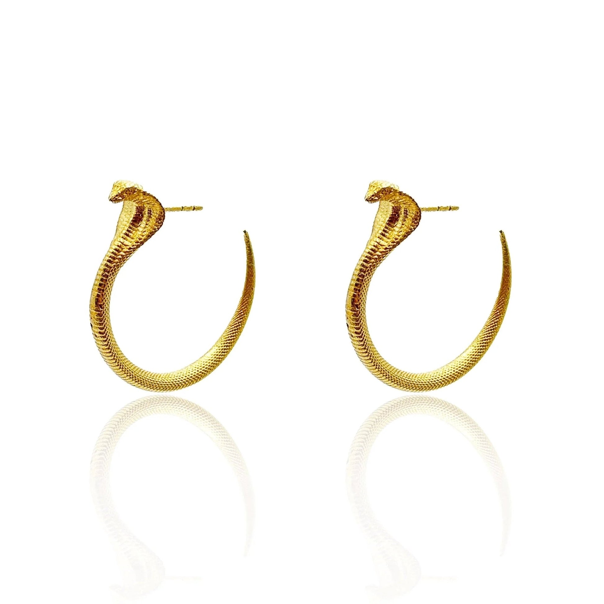 Small Cobra Earrings - BOA PALACE