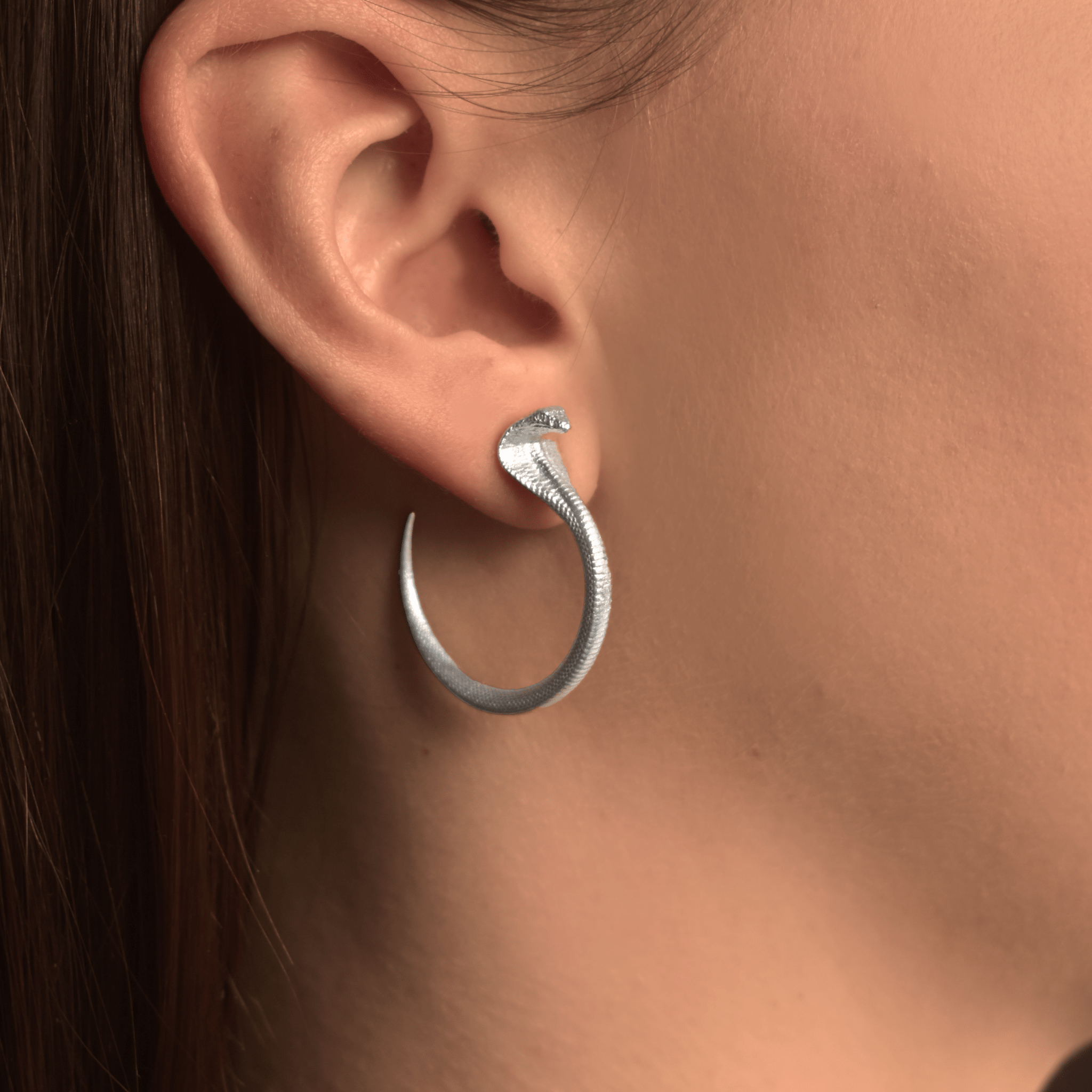Small Cobra Earrings - BOA PALACE