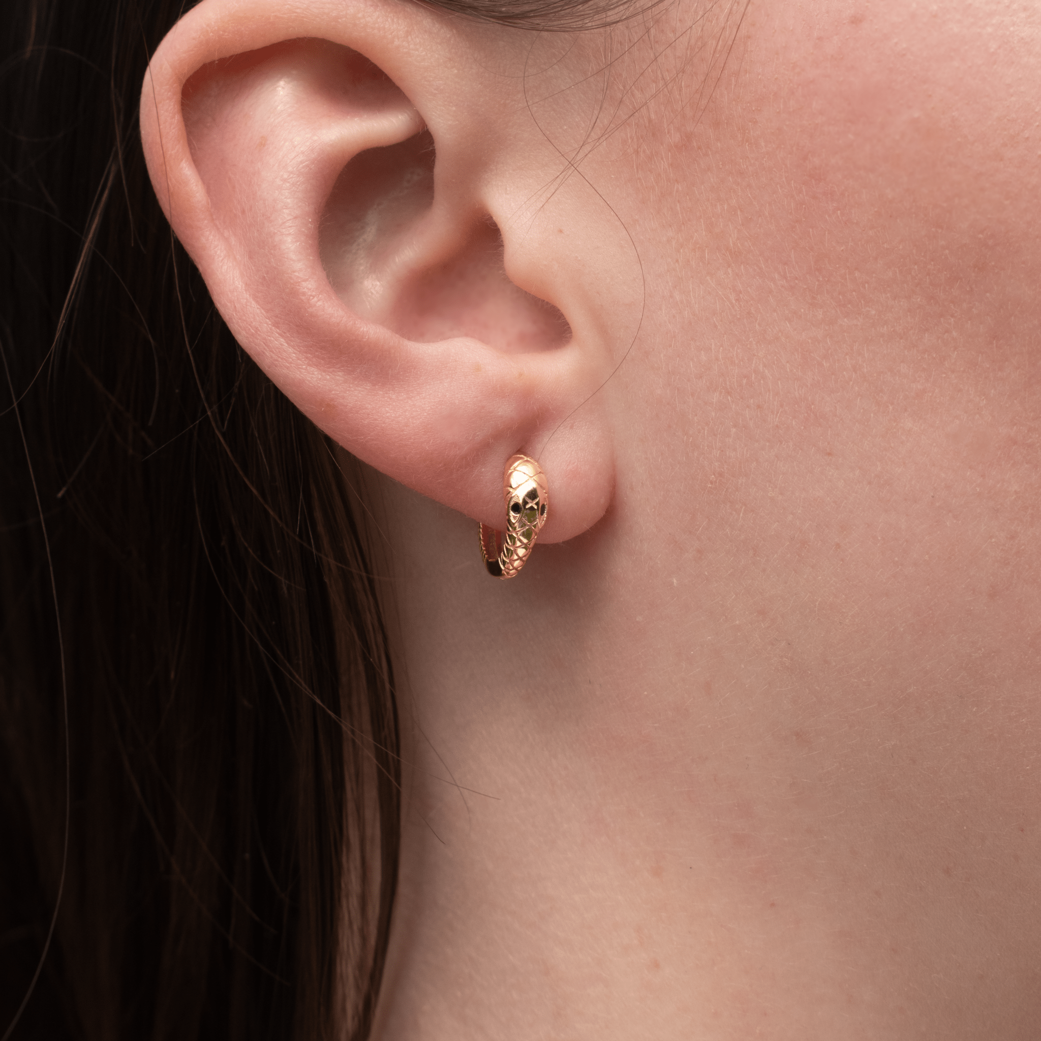 Small Snake Hoops - BOA PALACE