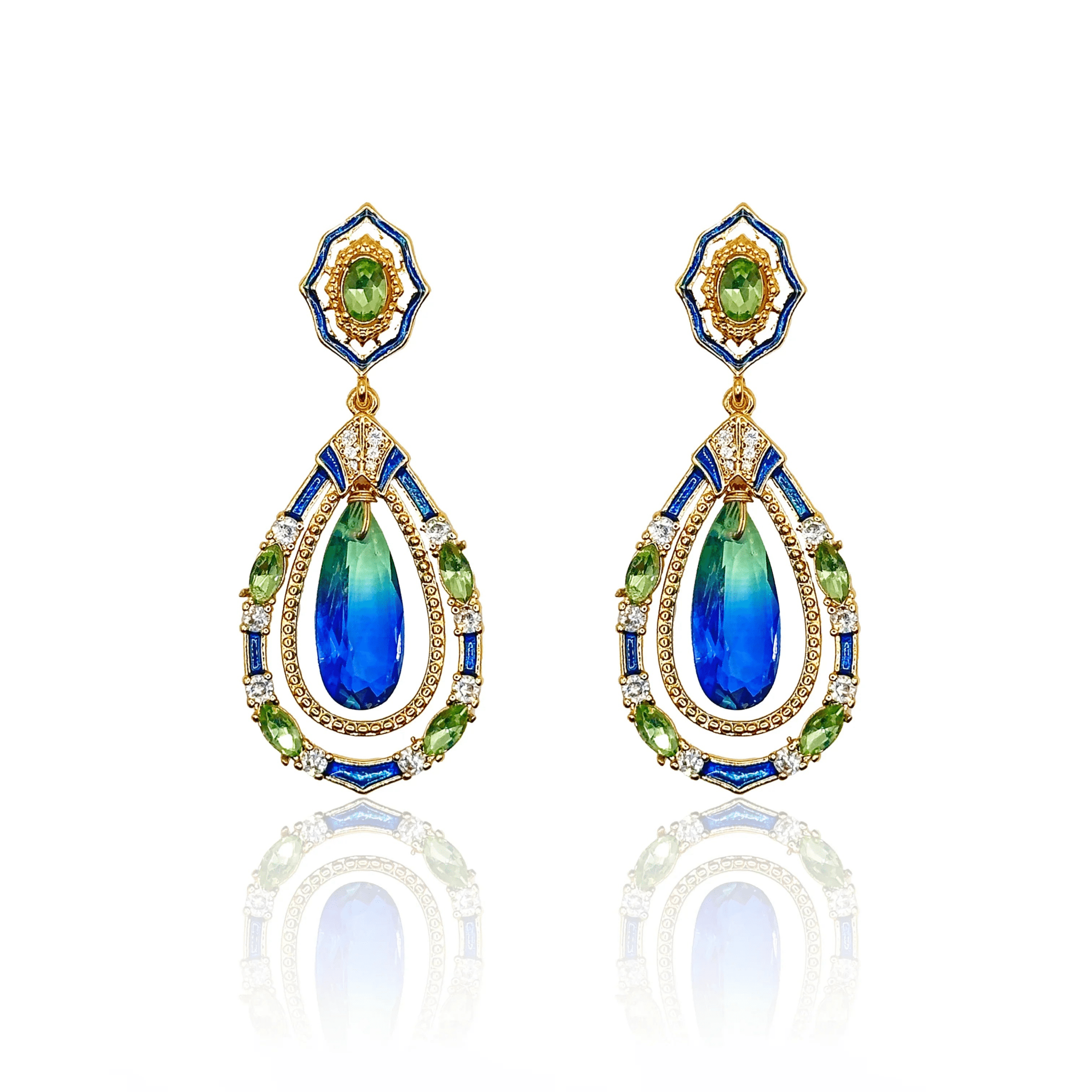Treasure of The Nile Earrings - BOA PALACE