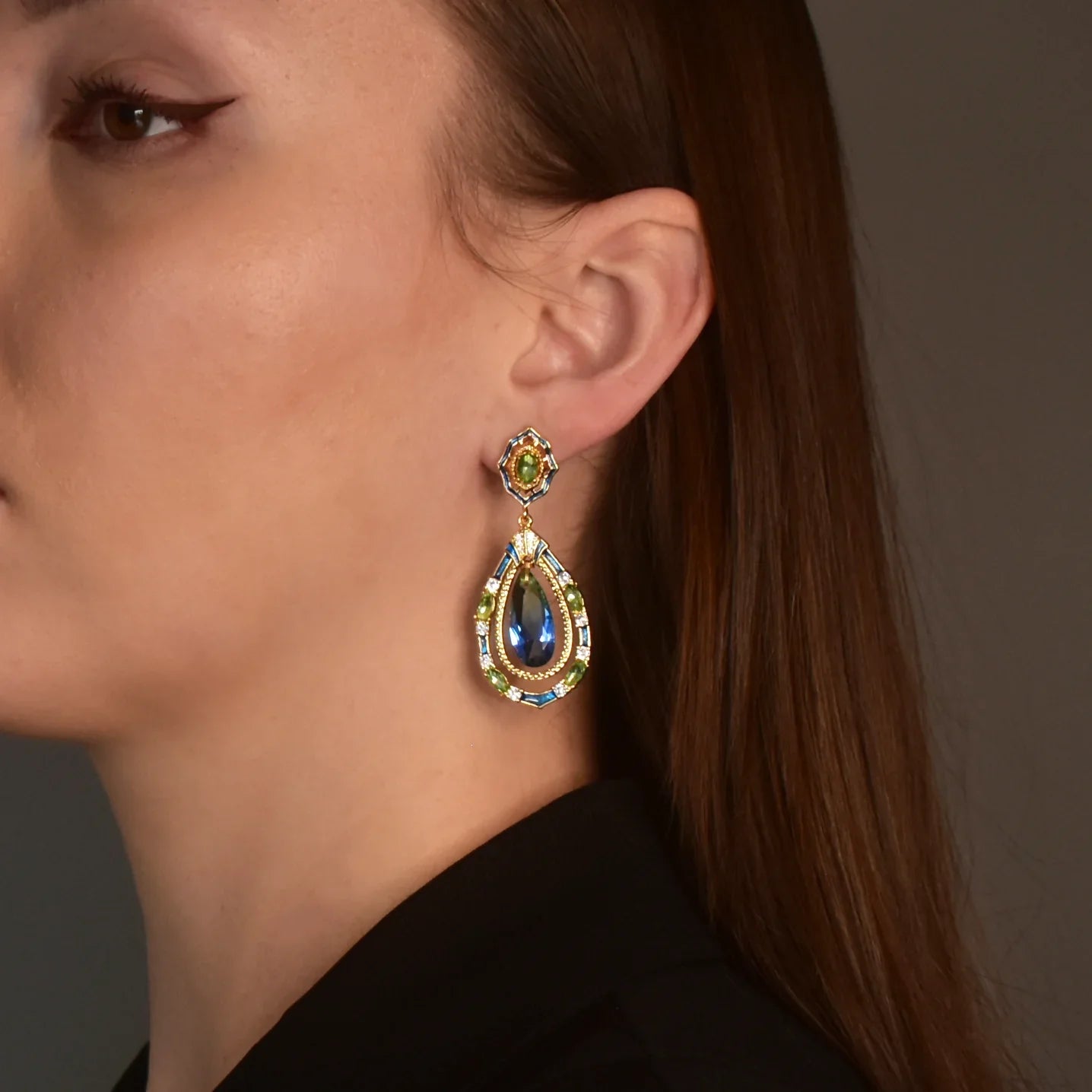 Treasure of The Nile Earrings - BOA PALACE