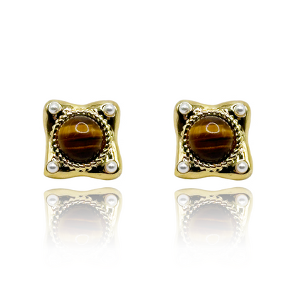 Tiger Eye Earrings